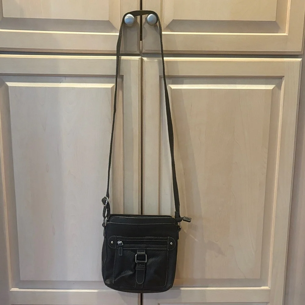Rossetti Black Crossbody  Bag